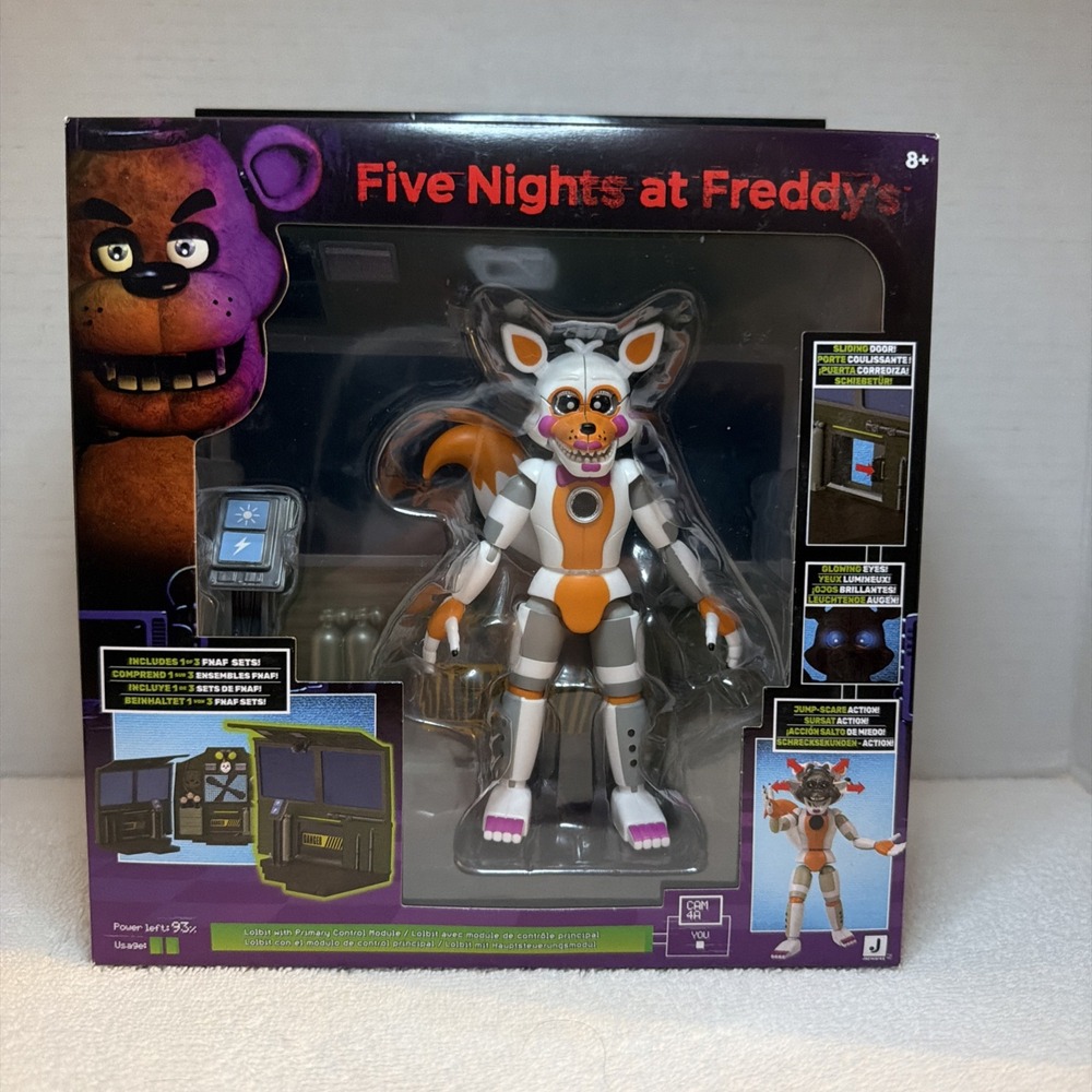 Five Nights at Freddys Lolbit with Primary Control Module Action Figure Set